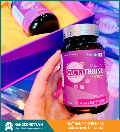 Viên uống Glutathione 16000mg Collagen + C