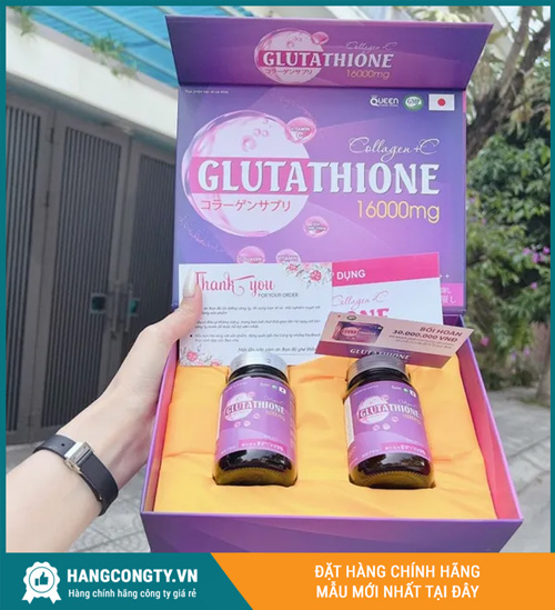 Viên uống Glutathione 16000mg Collagen + C