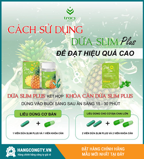 Dứa Slim Plus giảm cân