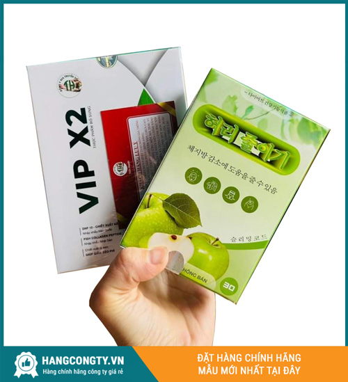 Thảo mộc giảm cân Tiến Hạnh VIP X2 mẫu mới