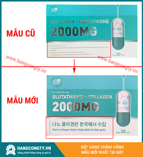 Viên uống glutathione 2000mg