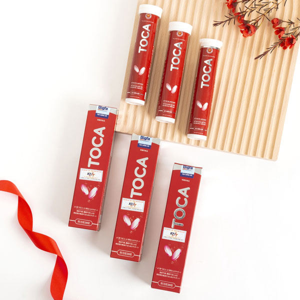 Cách kiểm tra chính hãng Viên sủi tăng cân Toca thật và giả