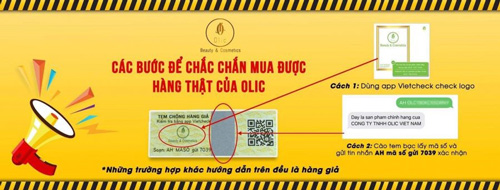 check kem bơ olic chính hãng
