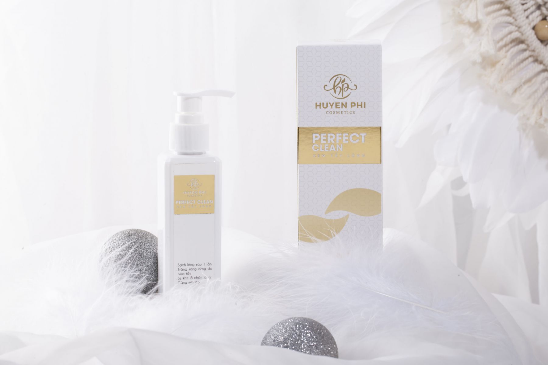 Kiểm tra chính hãng kem tẩy lông Huyền Phi thật và giả